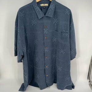 Tommy Bahama 100% Silk Short Sleeve Men’s Shirt Size XXL